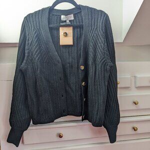 La Ligne Chunky Merino Cardigan Sweater